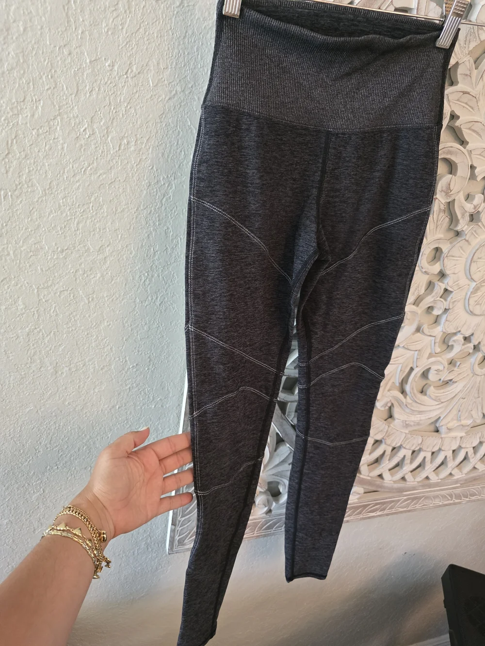 Alo Yoga Women’s High-Waist Alosoft Revel Legging Dark Heather Gray XS